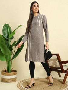HERMISTON Women Embroidered Straight Kurta