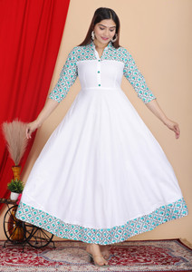 DARGU Women Self Design Anarkali Kurta