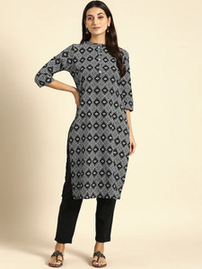 Isha e Kart Women Printed A-line Kurta