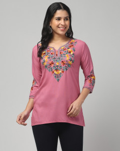 MISS DESIRE Women Embroidered A-line Kurta