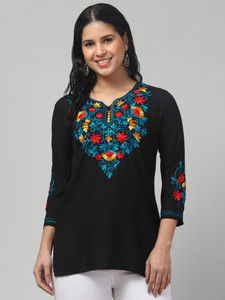 MISS DESIRE Women Embroidered A-line Kurta