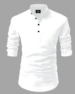 Fashion Marts Men Solid Straight Kurta
