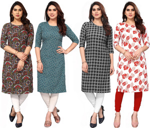 KILLARI Women Printed Straight Kurta
