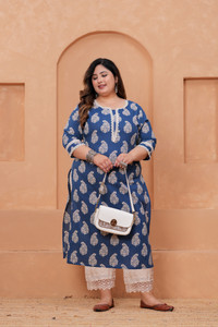 ISER INDIA Women Printed Straight Kurta
