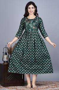 Jai Vijay Creations Women Printed Anarkali Kurta
