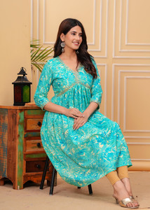 Lakshay Fashion Women Embroidered Anarkali Kurta