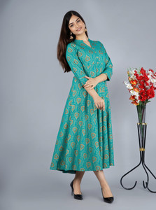 GEETAFABRICS Flared/A-line Gown