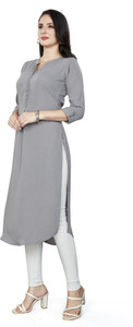 Nioni Women Solid Straight Kurta