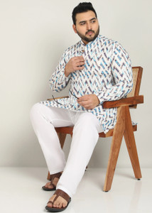 METRONAUT PLUS Men Printed A-line Kurta
