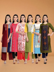 1 Stop Fashion Women Printed A-line Kurta