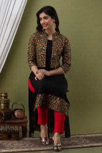 Zyla Women Printed Straight Kurta