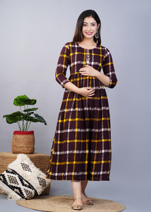 Jai Vijay Creations Women Printed Gown Kurta