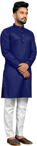 Vibhuti Men Solid Straight Kurta