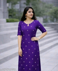 LEEZAA COLLECTION Women Printed Straight Kurta