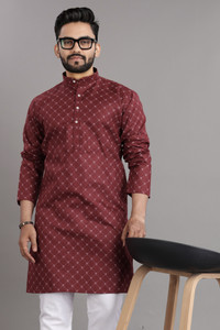 SOPANI Men Solid Straight Kurta
