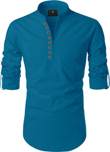 Nofilter Men Solid Straight Kurta
