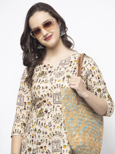 Shions Women Printed Straight Kurta