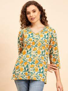 Neesh Women Printed Straight Kurta
