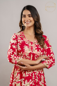 DIPANI Women Printed Anarkali Kurta