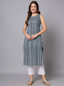 VEERACOLLECTION Women Embroidered A-line Kurta