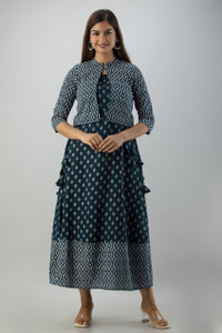 ANNU PARIDHAN Women Floral Print Flared Kurta