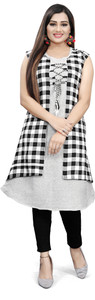 AANSHI FASHION Women Checkered A-line Kurta