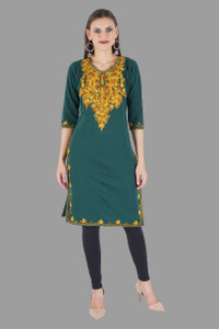 Style Access Women Embroidered A-line Kurta