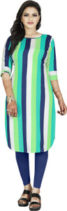 maruti fab Women Striped Straight Kurta