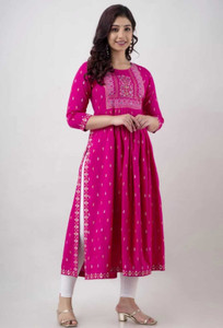 RadhikaKurtis Women Printed A-line Kurta