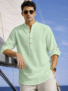 clothingveda Men Solid Straight Kurta - Image 6