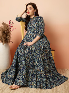 KIMAYRA Flared/A-line Gown