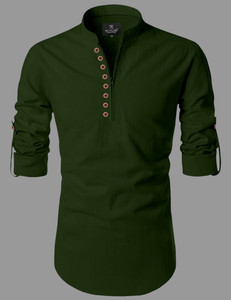 SOPANI Men Solid Straight Kurta