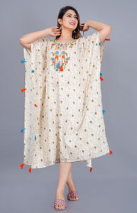 FAHEEMAN GARMENTS Women Embroidered Kaftan Kurta