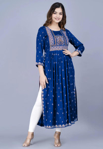 BRAHMASTRA Women Printed Straight Kurta