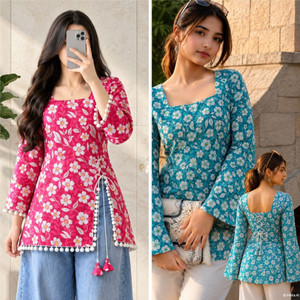 VECLAIRE Women Printed Straight Kurta