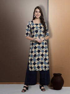 EthnicBasket Women Printed Straight Kurta