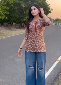 DORIYA Women Printed Tunic Kurta