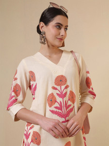 PHYSIL Women Printed Straight Kurta