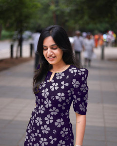 bindudi Women Floral Print A-line Kurta