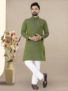 BYTER Men Solid Ethnic Dress Kurta