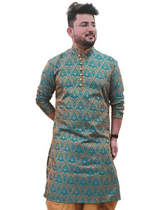 26 i Men Self Design Straight Kurta