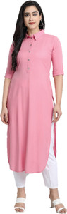 Kartutva Women Solid Pathani Kurta