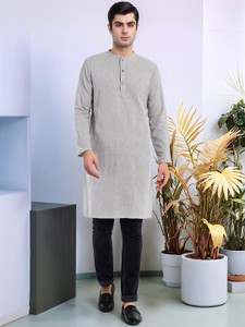 Moda Rapido Men Solid Straight Kurta