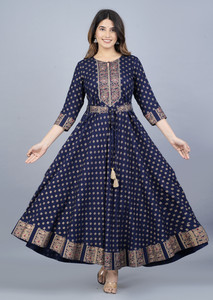 Mishree collection Women Printed Anarkali Kurta