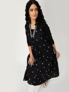 MAX Women Printed Straight Kurta