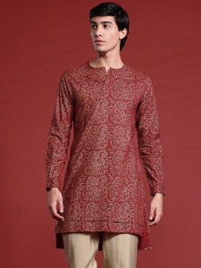 ANOUK Men Printed Straight Kurta