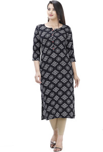 Glowworld Women Printed Straight Kurta