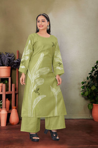 Lucuma fashion hub Women Printed A-line Kurta