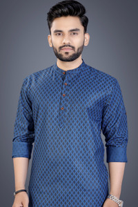 SPOQUE Men Printed Straight Kurta