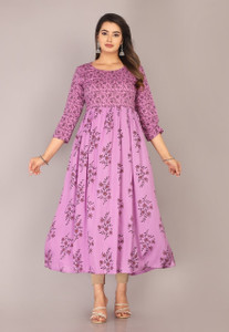 PRIYANSHI DESIGNING Women Printed Anarkali Kurta
